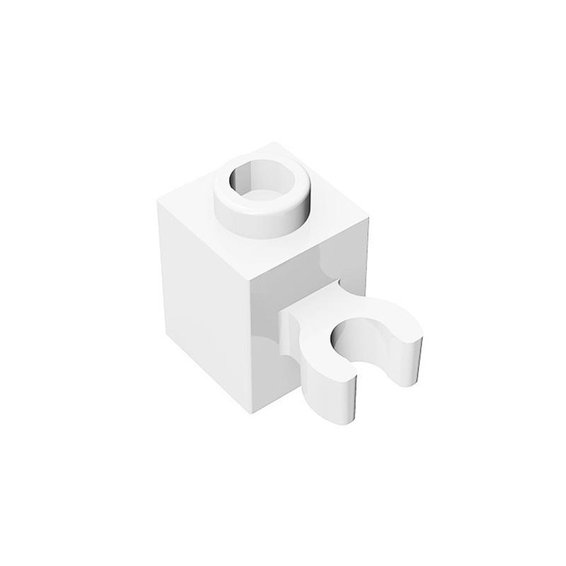 

50pcs MOC Parts 60475 30241 Brick 1x1 with Open U Clip Compatible Building Blocks for Kids DIY Toy