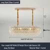 Luxurious Postmodern Crystal Chandelier - Modern Minimalist Lighting Fixture for Living Room, Bedroom, or Restaurant