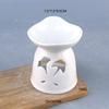 Ceramic Pure Black With Flower Holes Aromatherapy Stove Essential Oil Essential Oil Heating Stove