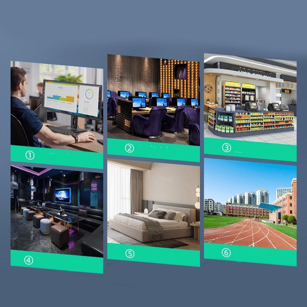 Rj45 Ethernets Extention Cable Male Female Cat5 Cable Extension Cord with Screw Hole