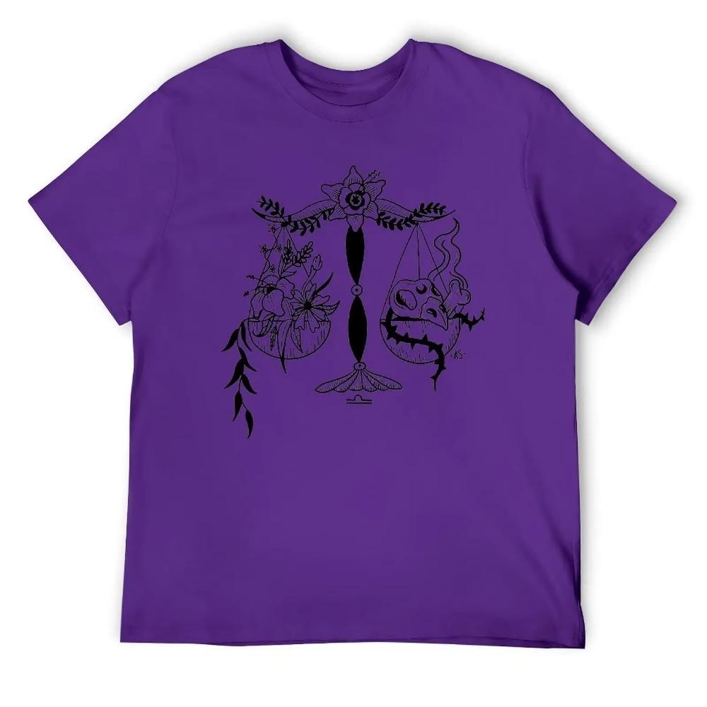 Libra Twelve Contellation (4) T-shirt Harajuku Sports  Funny Novelty Top Tee Classic Home USA Size