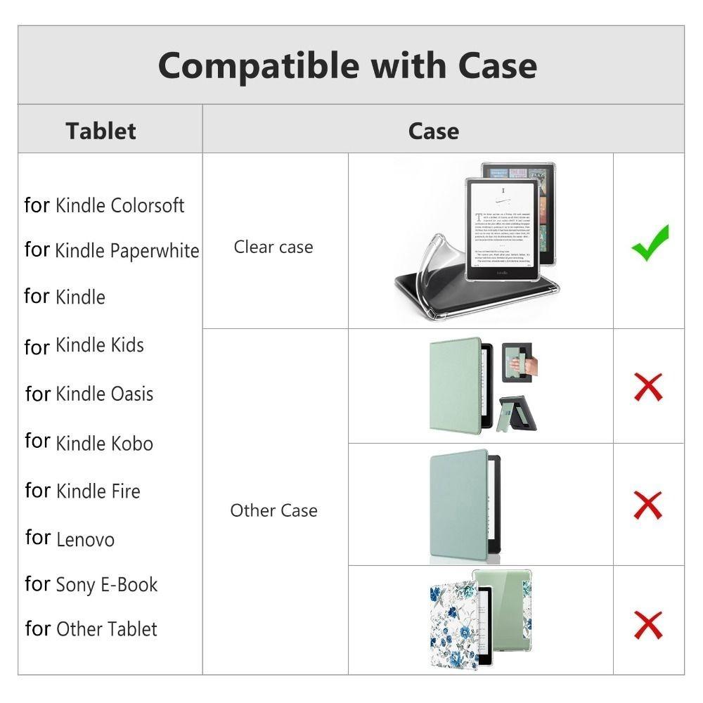 Glittery Tablet Hand Strap PU Leather Elastic EReader Holder Portable for Kindle/Kobo/Voyaga/Lenovo/Sony 6-8" E-Book Tablet