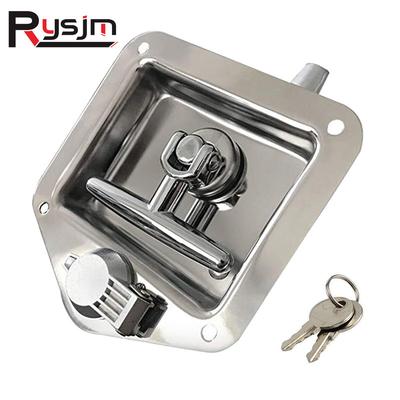 1 Pcs RV Yacht Door Lock Accessories Stainless Steel Toolbox Lock t-Toolbox Lock for Caravan Truck RV