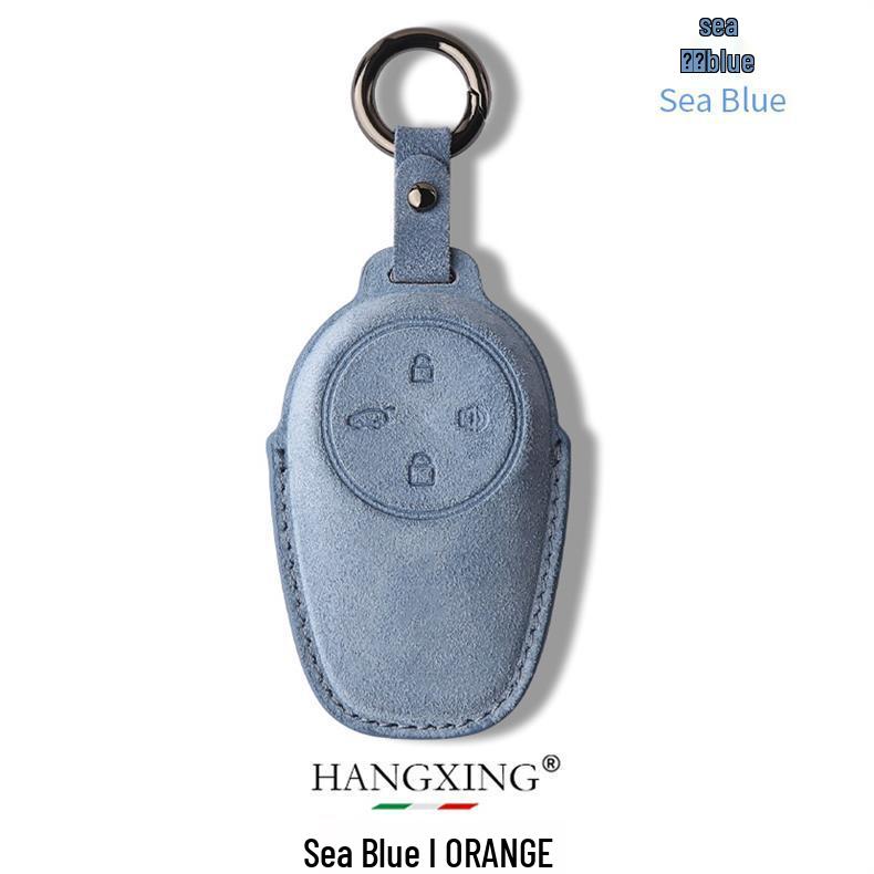 NIO ET5/ET7/ES6/ES8/EC6 Hochwertiges Wildleder Schlüsseletui - Unisex Auto Schutzschale Hülle