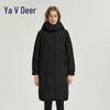 Yalu Damen Langer Winter Daunenparka mit Kapuze YYXFF86687