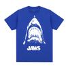 Jaws Vintage Tshirt Amity Island Welcomes You Shark fin Movie Cotton Men T shirt New Tee Tshirt Womens Tops