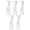 5pcs / Bag 3.5mm Ear Clip Electrode Lead Wires Cable for TENS Unit Physiotherapy Machine
