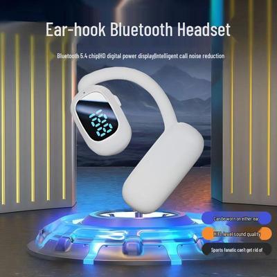 LED Wireless Bluetooth Sports Earphones D31 - Over & In-Ear, Long Battery, Gaming Mode, Single Ear Option