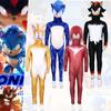 Sonic The Hedgehog Cosplay Bodysuit In Milk Silk For Game Character Role Play