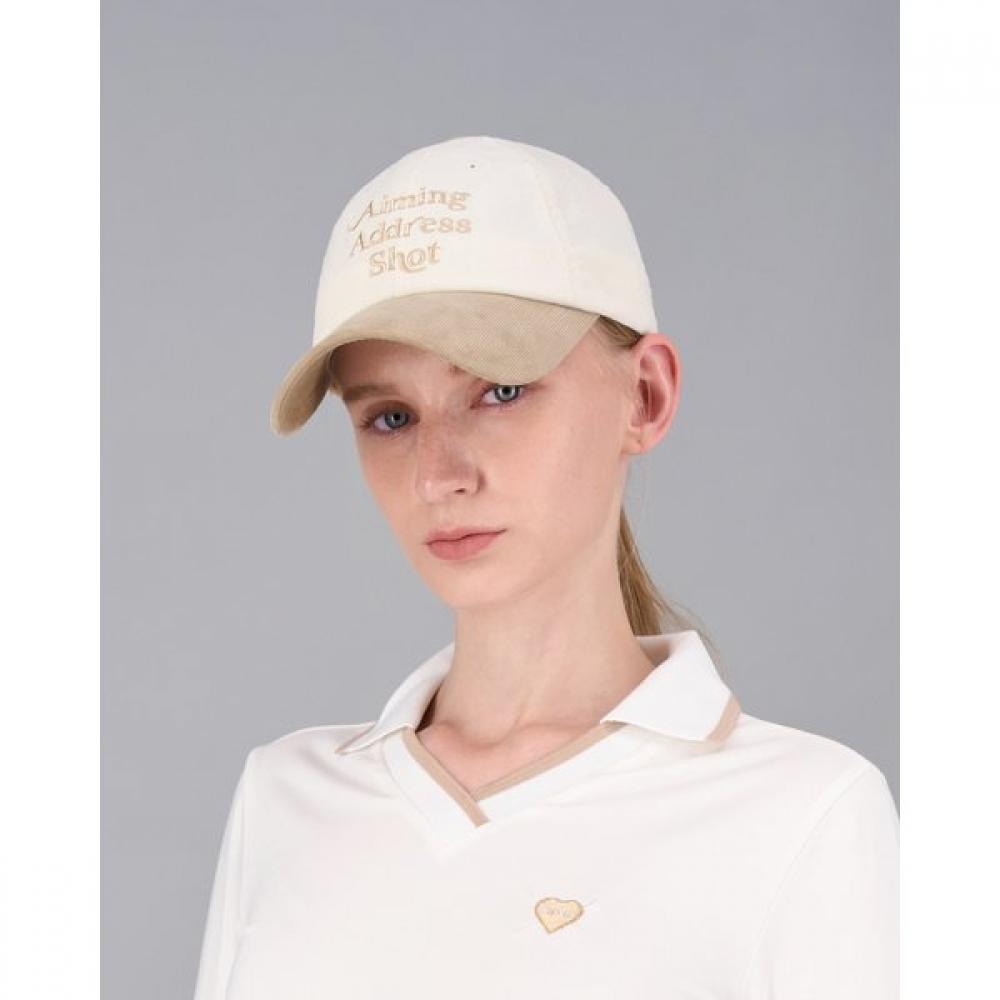 

Goxo Ivory Corduroy Ballcap Aiming Single option