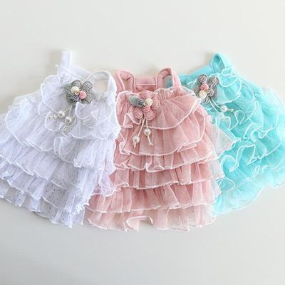 Prenses Köpek Kedi Elbise Tutu Çiçek Dantel Tasarım Pet Köpek Etek İlkbahar/Yaz Giysileri Kıyafet 5 Boyutları