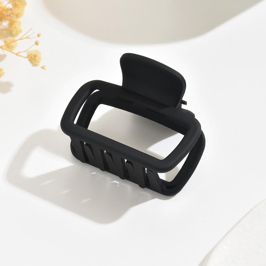 2pcs Women's Square Lightweight Hair Claw Clip Fashionable Elegant Hair Accessory Clip Suitable Hair Styling Makeup
