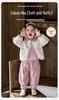 Spring 2026 Infant Girls' Knit Cardigan Set - Korean Style Long Sleeve Three-Piece