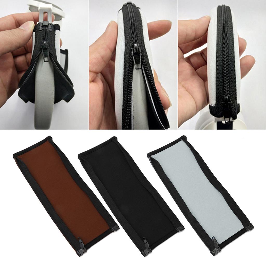 Upgraded Soft Comfortable Cushion Pad Zipper for Head Beams for Technica MSR7 M50X M40X M30 for MSR for Head Band Comfor
