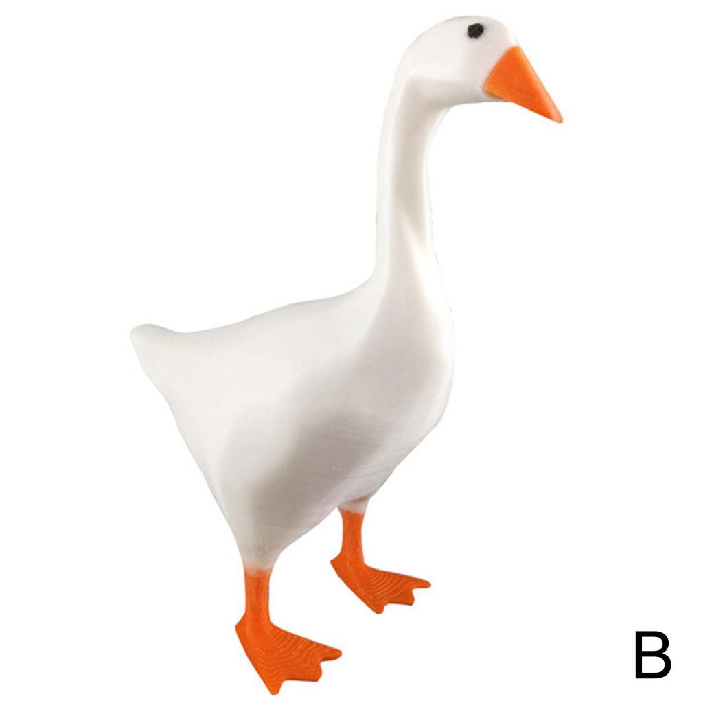 Cute Magnetic Goose Figurine Magnetic Keys Holder Magnetic Magnet Goose Keychain Keys Knives Storage Home Desktop Decoration