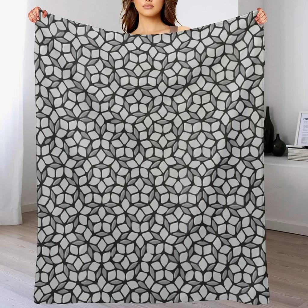 Penrose tiling pattern Throw Blanket Hairy funny gift Stuffeds warm winter Blankets