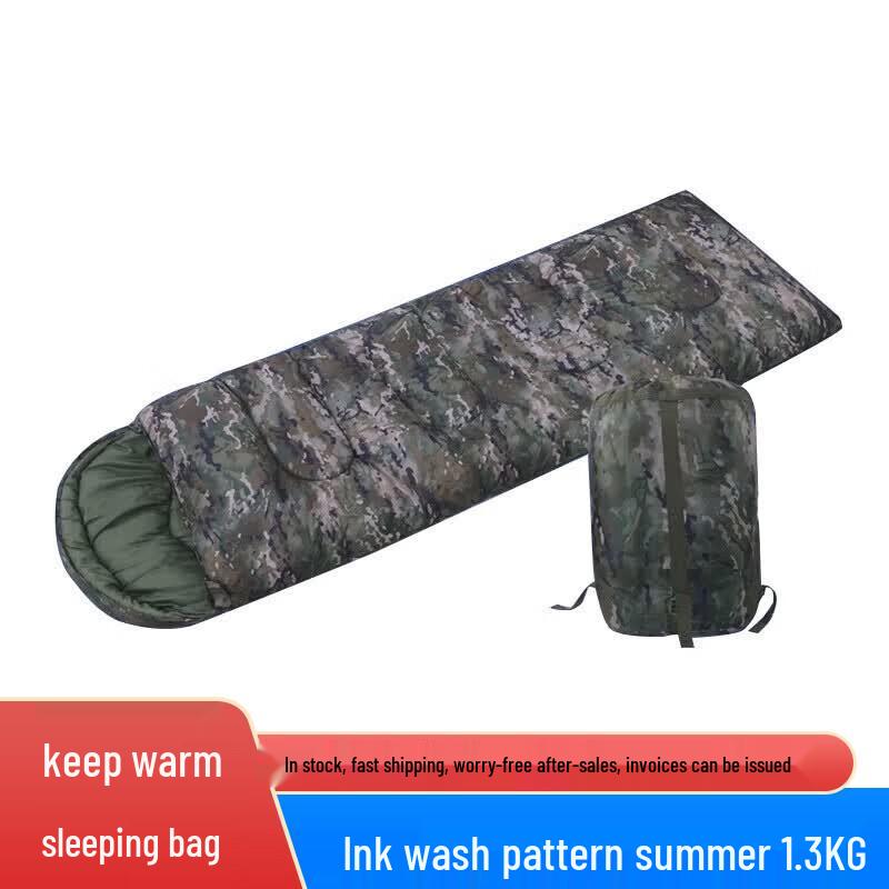 Outdoor Camping Camouflage Cotton Sleeping Bag