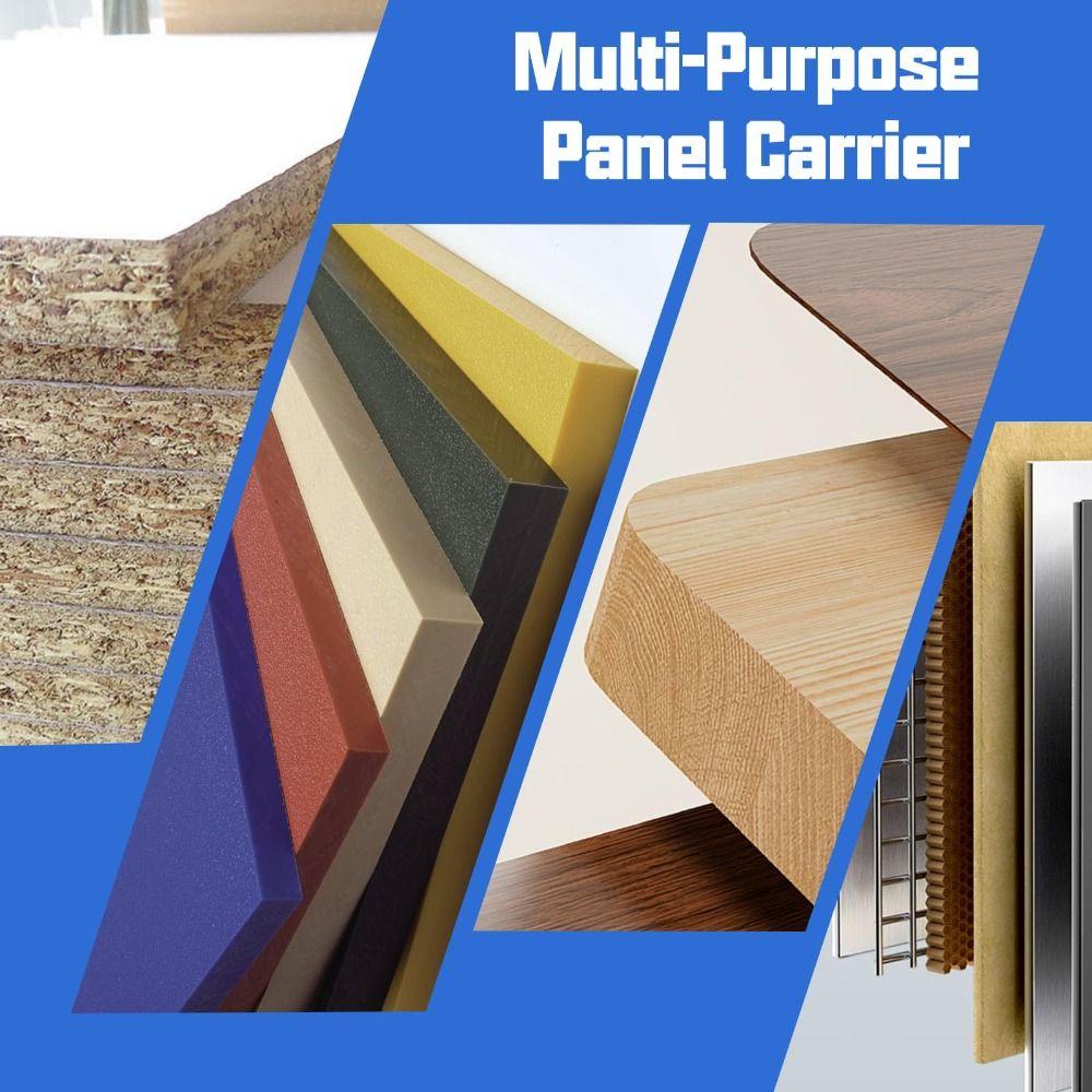 Metal Material Woodboard Fixture Portable Carry Sheet Board Clamp Panel Gripper  Household Handling