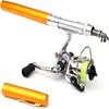 Mini Fishing Rod Reel Combo Telescopic Fishing Rod Kit Spinning Reel Combo Kit  for New Anglers