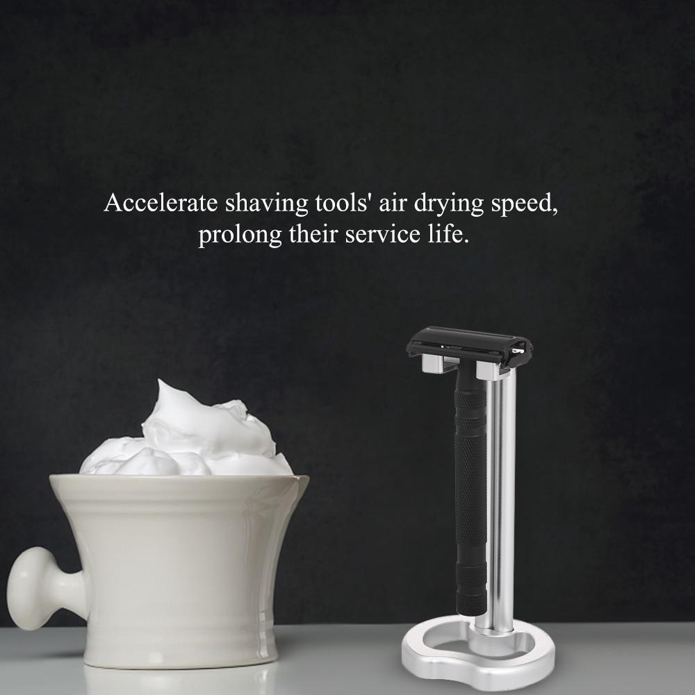 Männer Rasierer Halter Metall Rasieren Rasierer Stand Sicherheit Rasierer Halter Männlichen Rasierer