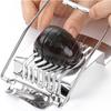 Stainless Steel Egg Cutter Fancy Egg Peel Slicer Kitchen Tool