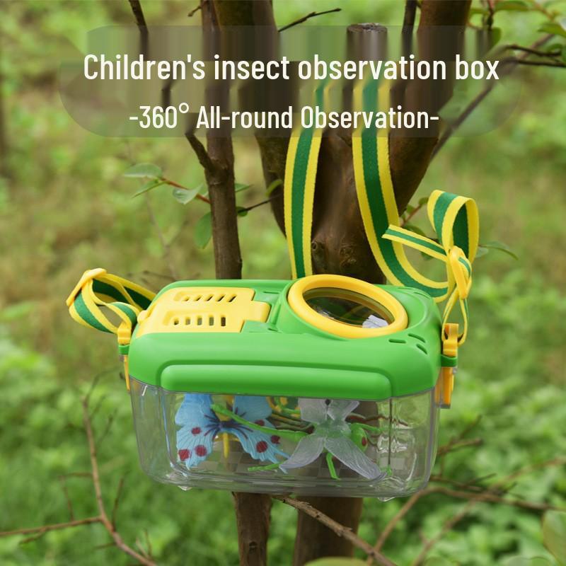 Kids' Adventure Kit: Insect Box, Compass, Magnifying Glass, Telescope for Outdoor Exploration