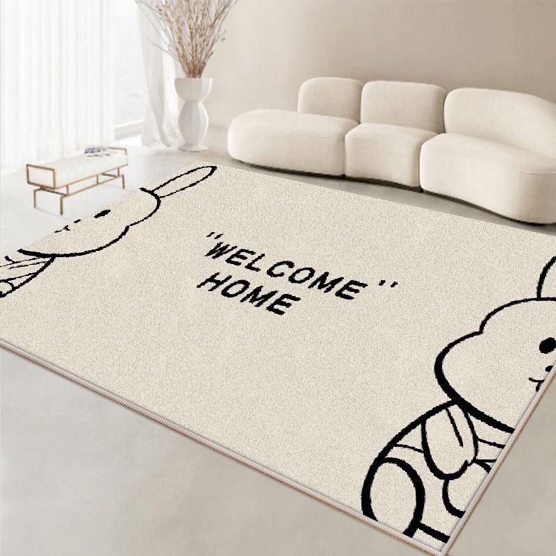 Premium Non-Slip Imitation Cashmere Carpet for Living Room and Bedroom