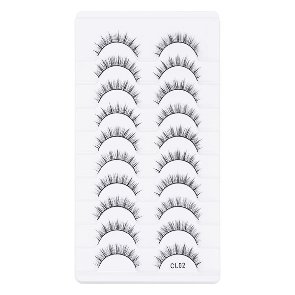 Handmade 3D Faux Mink Lash Full Strip Fake Eyelash False Eyelashes  Eye Lash Extension