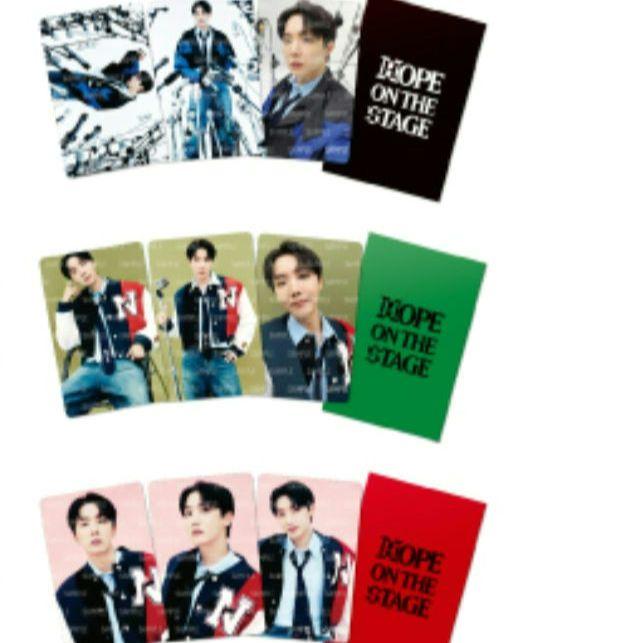 

[USED] HOPE ON THE STAGE Photocard Set C B A