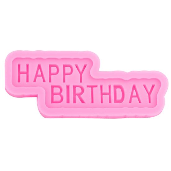 Englische Buchstabenform Zeitsparend Antihaftend Happy Birthday Kuchenform Backwerkzeug für Konditorei