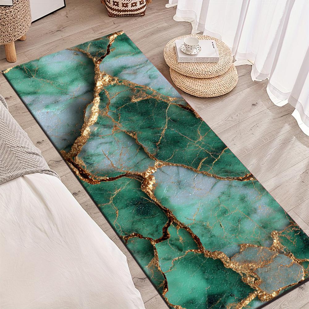 1Pcs Light Luxury Minimalist Design Non-Slip Washable Area Rug Runner for Entryway, Living Room, Bedroom & Patio