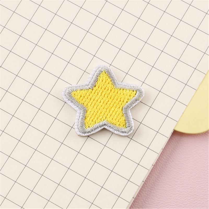 11 Pcs Star Iron On Patches Applique Patches Bowknot Repair Patches Bows Embroidery Patches for Bag Clothes Decoration