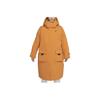 Nike Casual Logo Solid Long Hooded Cotton Coat Women Coats Light-Curry-Yellow DD4659-738