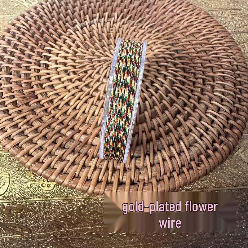 No. 7 Braided Hand Rope with No. 72 Encrypted Jade Thread for Gold Shops, Handmade Pure Hand-Woven Weaving Thread. 0.8mm, 100m
