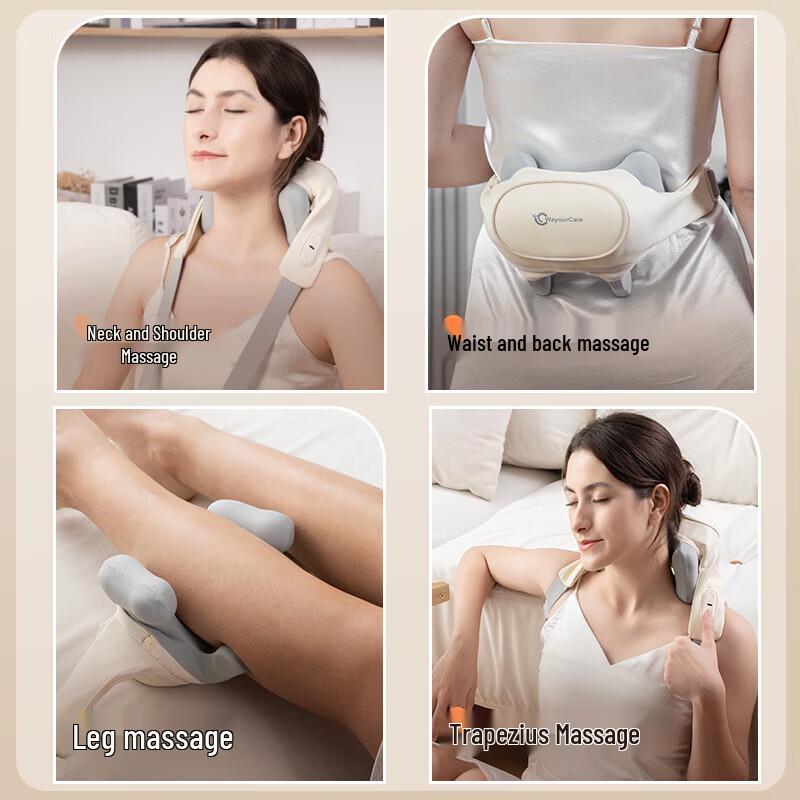 WayourCare F22 Heated Neck and Shoulder Kneading Massager CN plug (adapter included)