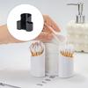 Space Saving Countertop Organiser For Cotton Swabs Floss Dispensing Bathroom Essential Storage Container