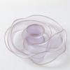 10yards Organza Ribbon Golden Wave Wired Ribbon Gift Bouquet Packaging,Handicrafts,Christmas Birthday Wedding Party Decoration