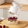 7-Hole Press Type Cherry Pitter Kitchen Core Remover Tool for Cherry and Jujube