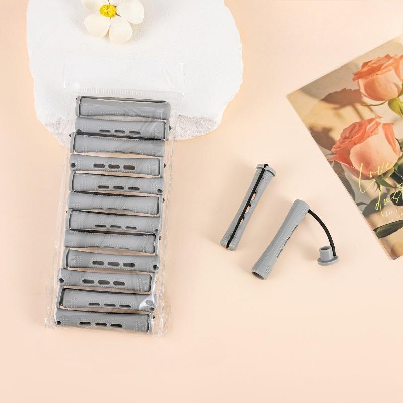 Fluffy Hair Roots  Long Curly Hair Tube with Lid  Plastic American Perm Bar Rubber Rubber Band  Bangs  Curly Hair Bar Artifact