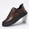 Autumn British Style Men'S Shoes Leather Fashion Youth Tide Shoes Men'S Board Shoes Versatile Casual Single Shoes