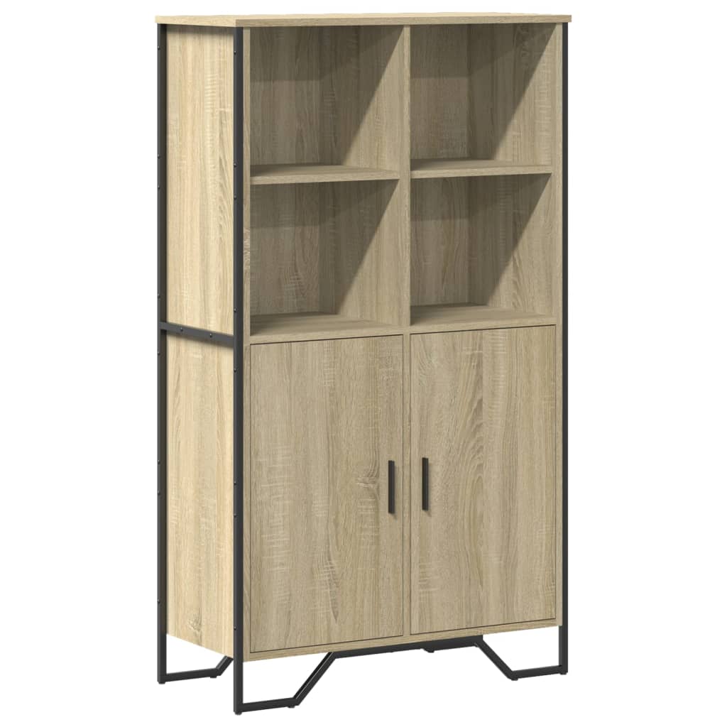 Vidaxl Wysoka Szafka, Dąb Sonoma, 79,5X35,5X137,5 Cm