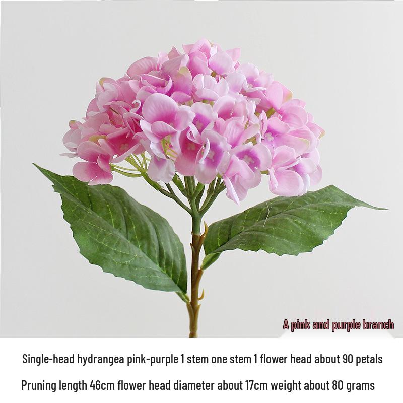 Silk Hydrangea Flowers - Decorative Artificial Ornaments for Weddings, Available in 24 Colors