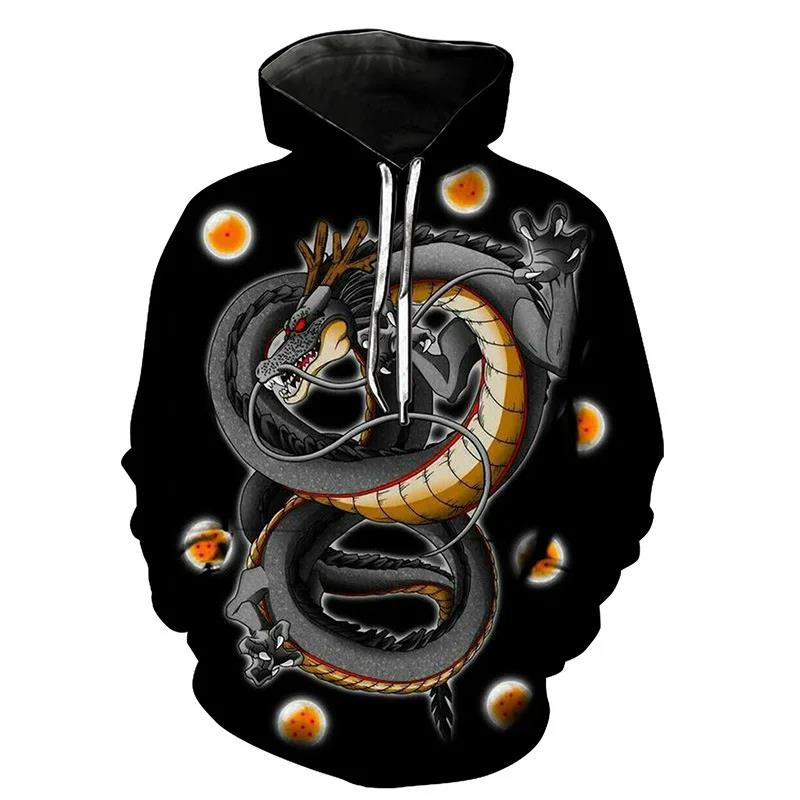 Dragon Ball Dessin Animé Hommes Mode Sweat À Capuche Bande Dessinée Goku 3D Imprimé À Capuche Décontracté Cool Vêtements Pour Enfants