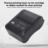 58mm Portable Mini Thermal QR  Printer 2in Cordless USB Receipt Ticket Thermal Printer for Android Ticket Thermal Printer