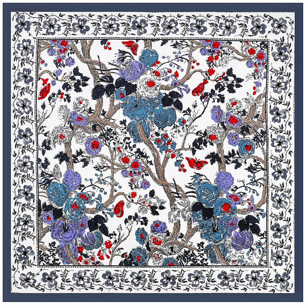 

Брендовый шарф-шаль 100% шелк квадратный шарф модная бандана дизайн пашмина женский платок шарфы для дам 130см 130x130cm