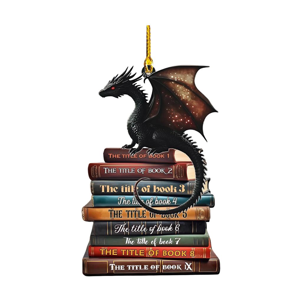 Christmas Book Tree Ornament ACRYLIC, Book Gift, Book Lover Gift, Book Ornament, Book Gift, Book Lover Gift, Librarian Gift