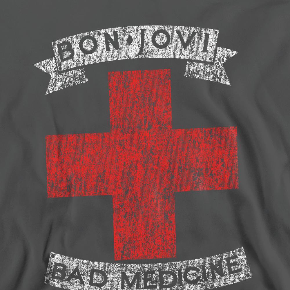 Bon Jovi Unisex Adult Bad Medicine Sweatshirt