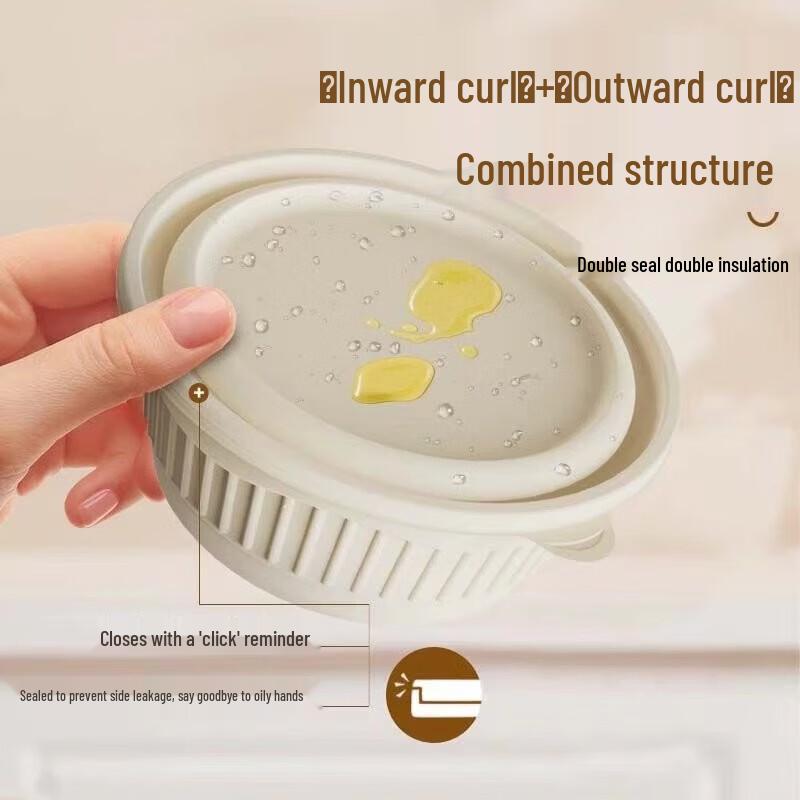 Xingran 800ml Runde Maisstärke Takeaway Schalen mit Deckeln