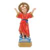 Estatueta Menino Jesus Divino Estátua Religiosa de 8 Polegadas Decorações de Resina Prateleira Mesa Decoração de Exibição