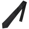 [Access Point] Formal wear 100% silk plain black tie (long size)